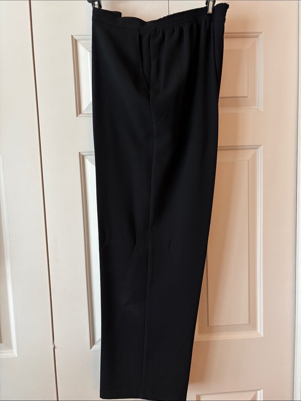 Alfred Dunner Black Straight-Leg Women's Pants